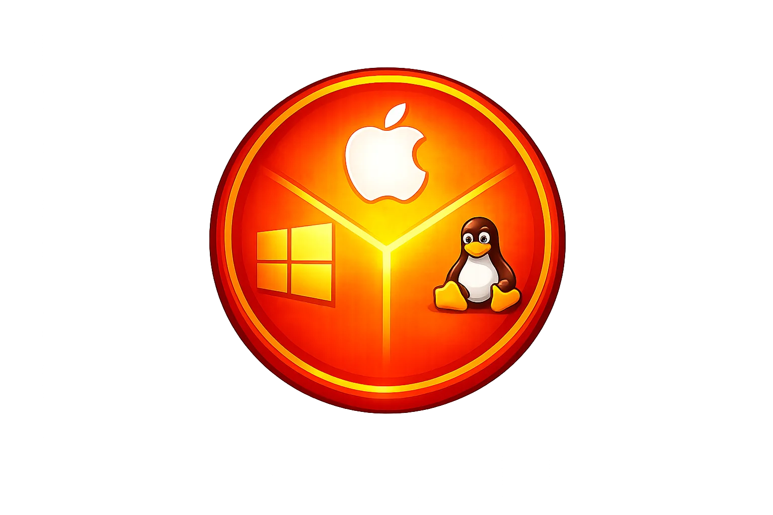 Platforms symbol for Windows, macOS and Linux support